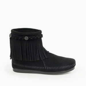 High Top Back Zip Boot